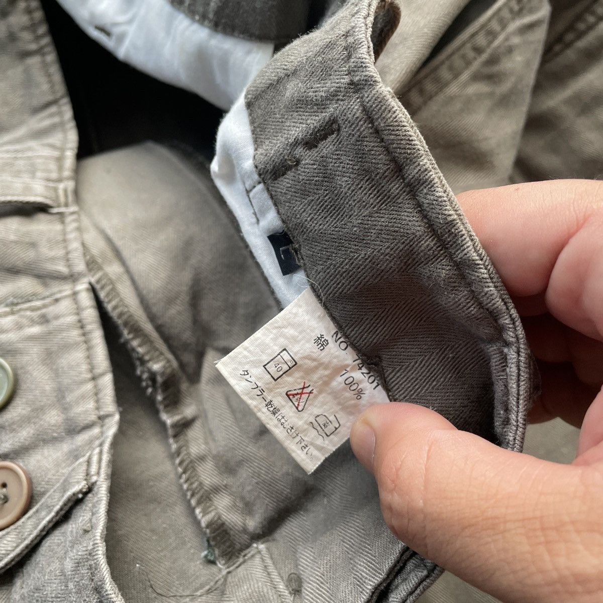 Japanese Brand × Vintage Vintage Japanese Faded Parachute Cargo Pants Tactical W33 Size US 33 - 6 Thumbnail