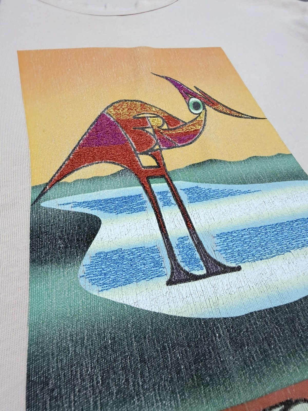 Heron Preston Orange Flamingo Embroidery Heron Preston Tee Size US L / EU 52-54 / 3 - 15 Thumbnail