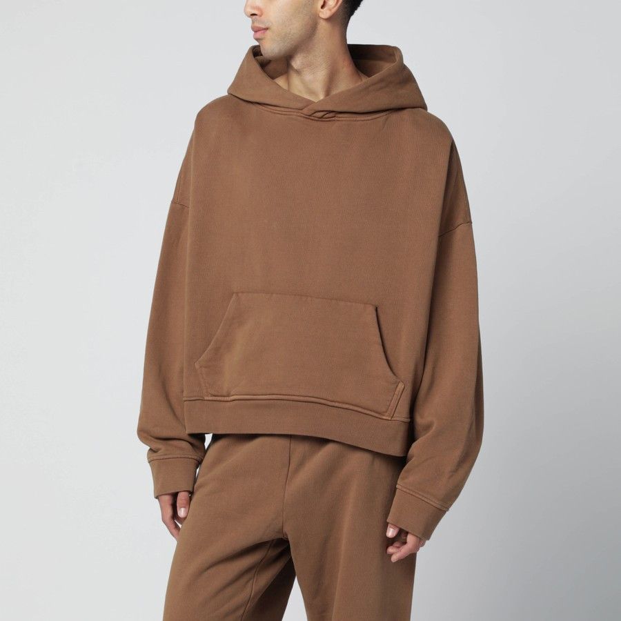 o1d2blof0226 Hooded Sweatshirt in Brown