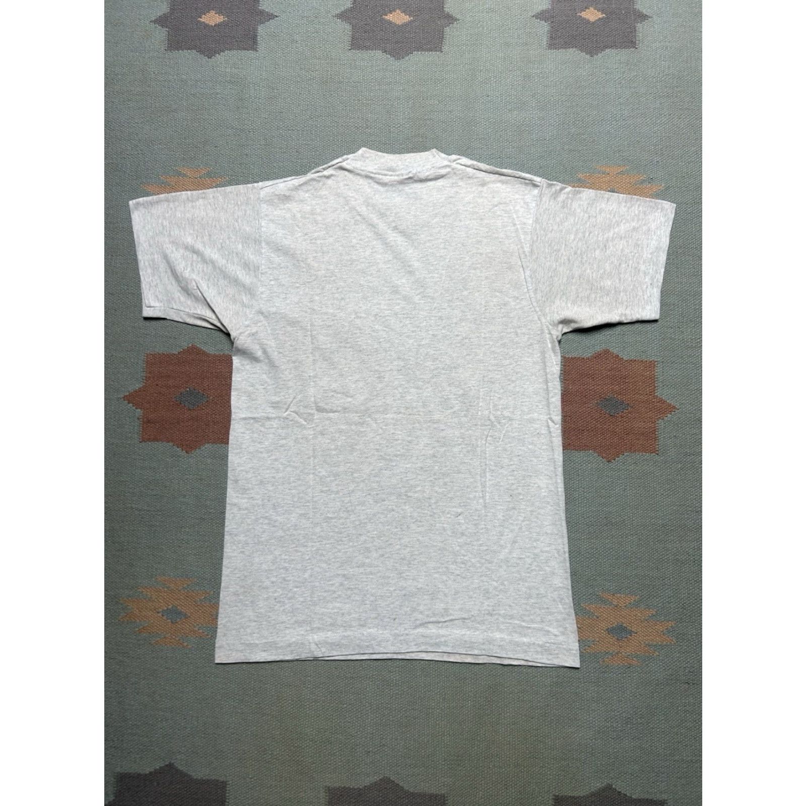 Vintage VINTAGE 80s 90s pocket T-Shirt BVD blank heather gray single stitch M & M Medium Mens Shirt Size US M / EU 48-50 / 2 - 7 Thumbnail