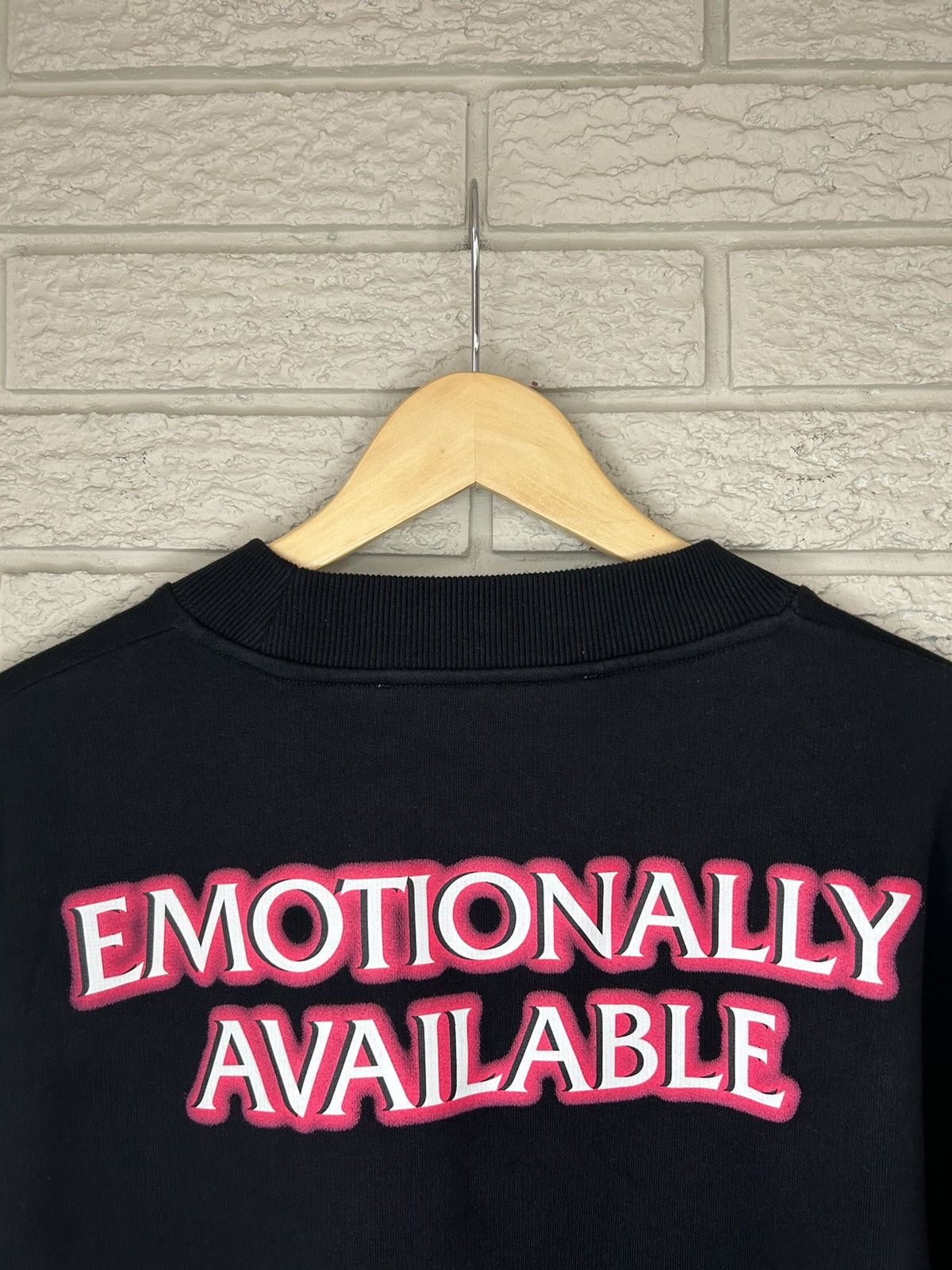 Off-White Off White Emotionally Available Crewneck Sweatshirt Size US XL / EU 56 / 4 - 4 Thumbnail