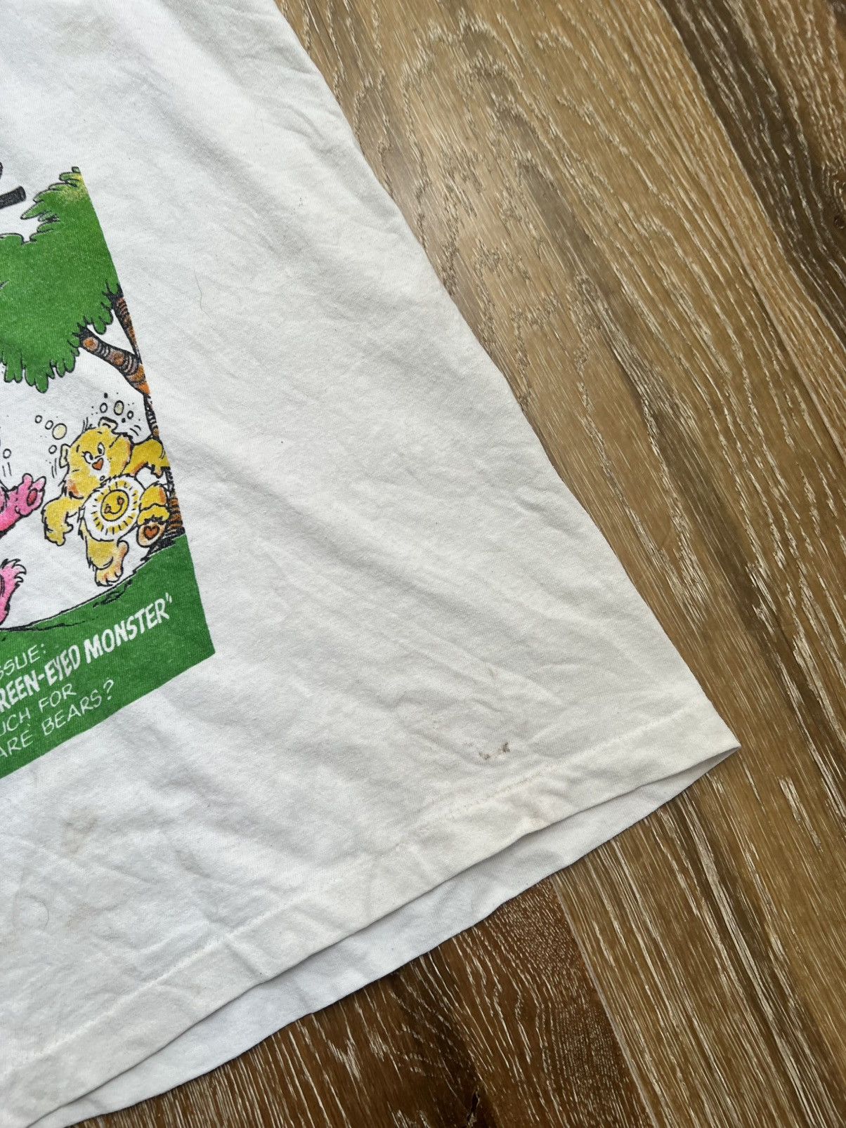 Vintage Vintage care bears green eyed monsters tee Size US L / EU 52-54 / 3 - 3 Thumbnail