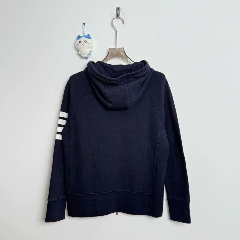 Thom Browne Thom Browne Dark blue four-striped zipper hoodie 2503-Next Size US XL / EU 56 / 4 - 3 Thumbnail