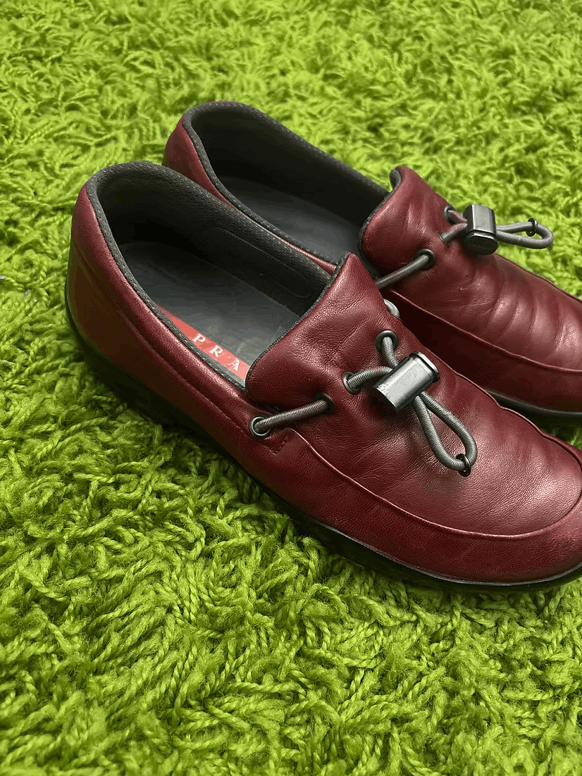 Prada SS1999 Slip On Drawstring Sports Sneakers Size US 7 / IT 37 - 2 Thumbnail