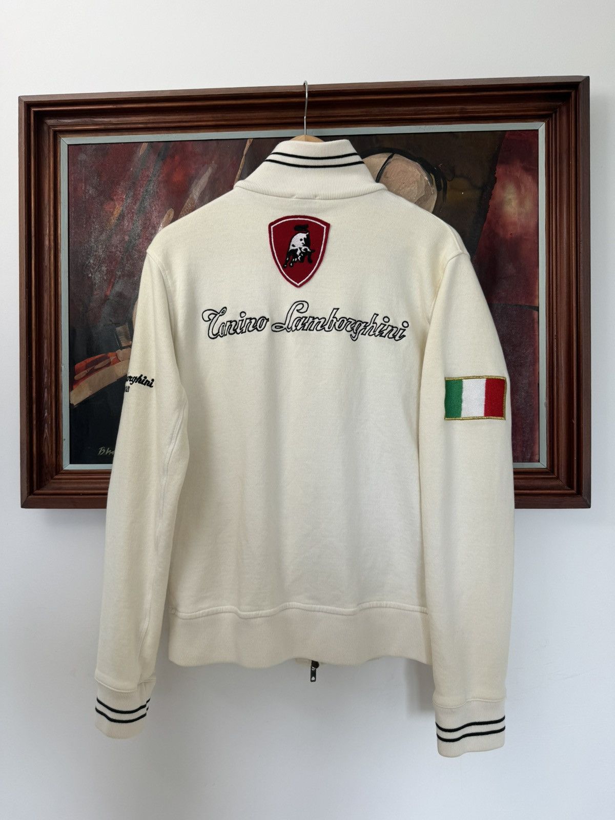 Tonino Lamborghini Tonino Lamborghini Vintage Y2k Racing Zip Sweatshirt Racing Size US S / EU 44-46 / 1 - 2 Thumbnail