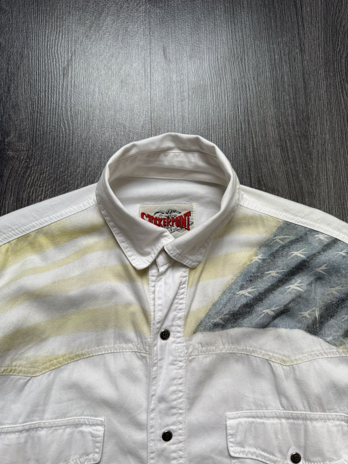 Vintage 90s Vintage Crazy Stockerpoint American Eagle Shirt Size US M / EU 48-50 / 2 - 4 Thumbnail