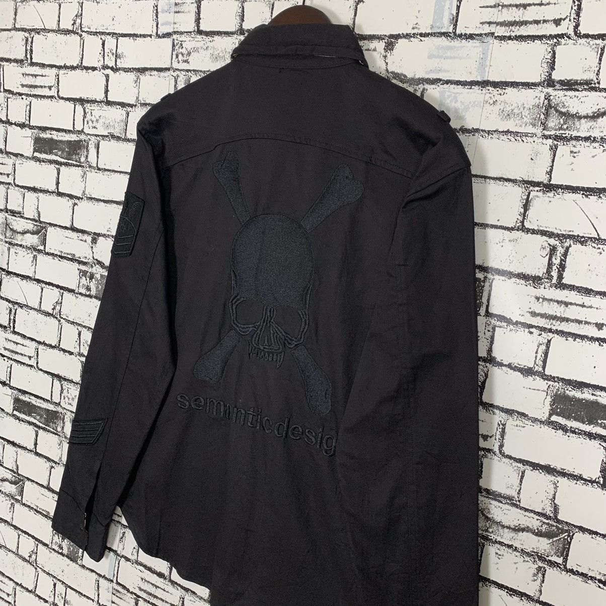 Japanese Brand × semanticdesign Japanese Brand Semantic Design Skull Button Up Shirt Size US M / EU 48-50 / 2 - 6 Thumbnail