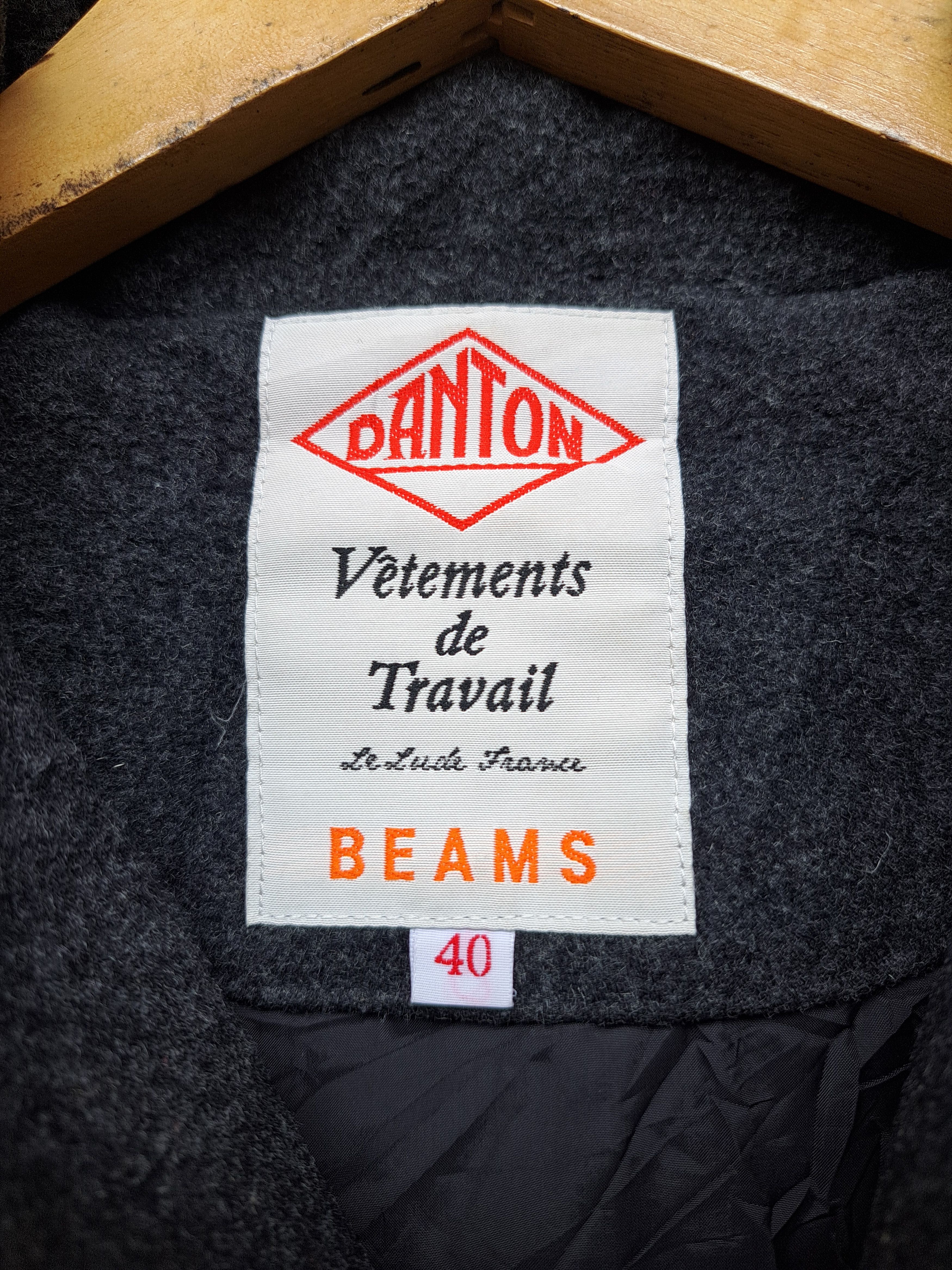 Danton Vintage Danton Beams Wool Down Jacket Women 40FR Size L / US 10 / IT 46 - 4 Thumbnail