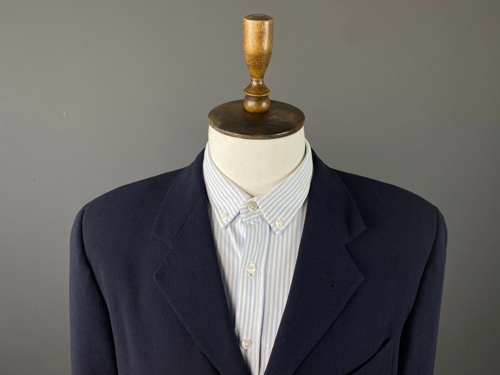 Corneliani Men Corneliani Trend Wool Three Button Blazer Jacket Size 50 Size US M / EU 48-50 / 2 - 2 Thumbnail