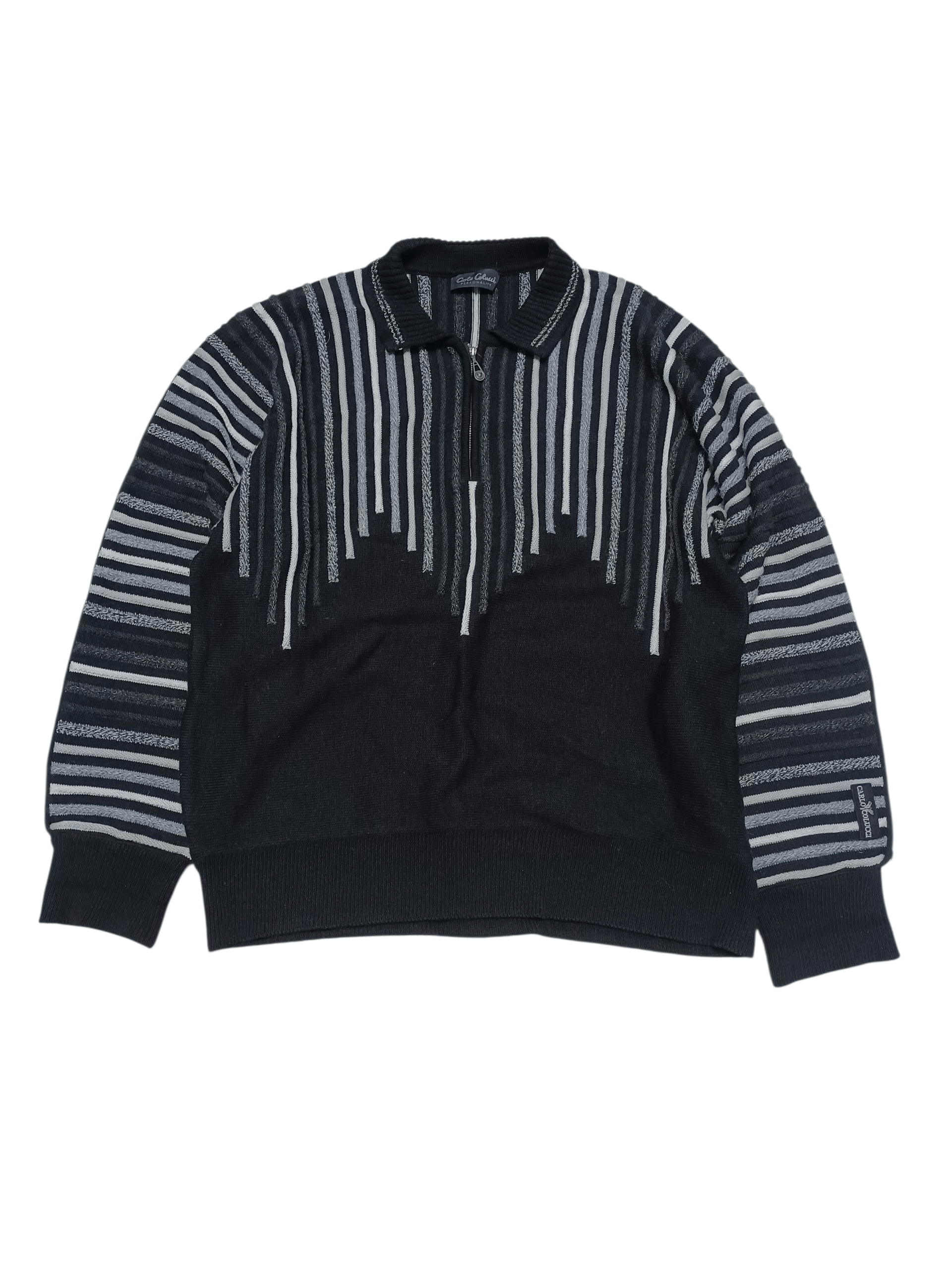 Carlo Colucci CARLO COLUCCI VINTAGE LUXURY KNIT OLDMONEY 1/3 SWEATER Size US XL / EU 56 / 4 - 1 Thumbnail