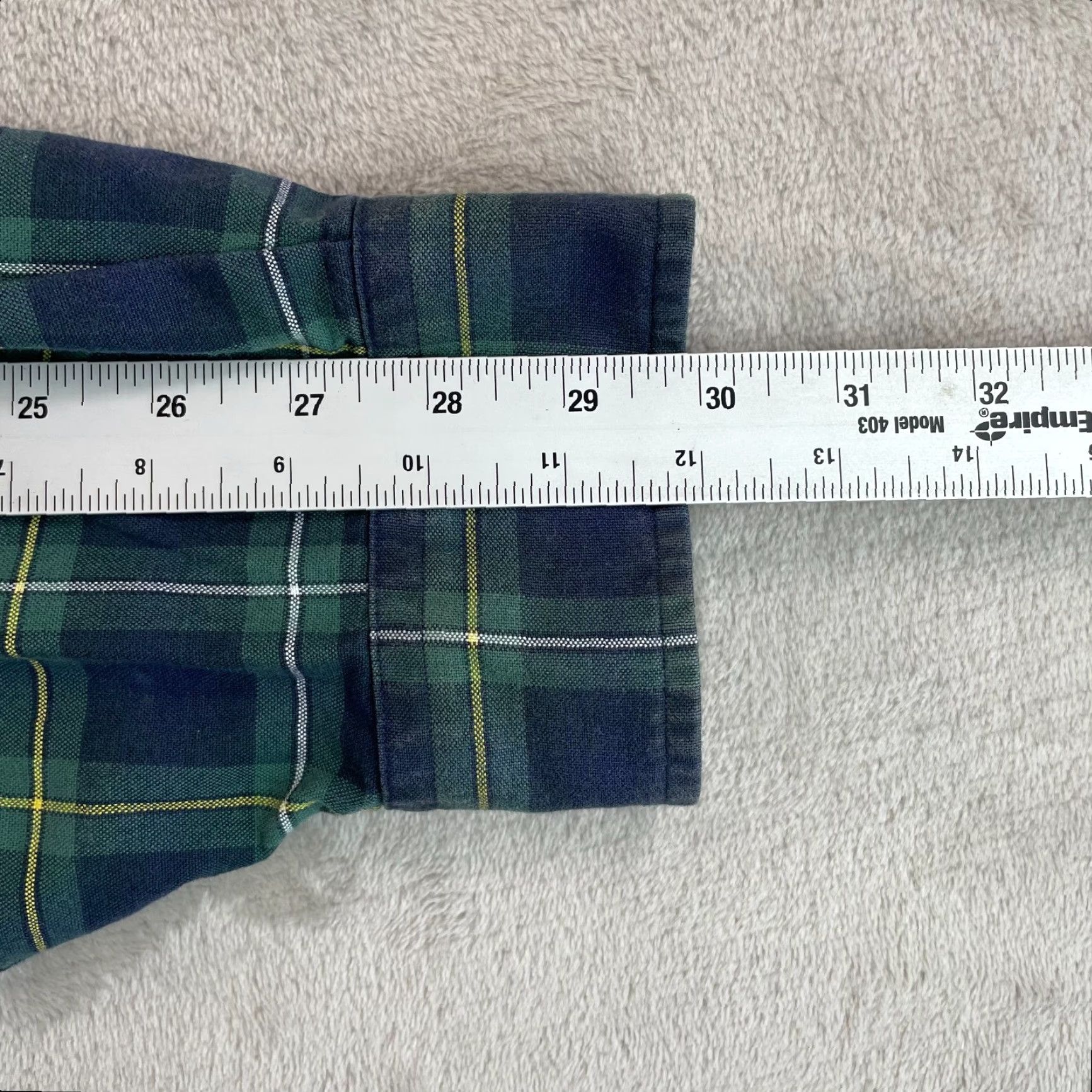 Polo Ralph Lauren Polo Ralph Lauren Shirt 4XLT Men Navy Tartan Plaid Long Sleeve Pony Preppy Size US XXL / EU 58 / 5 - 7 Thumbnail