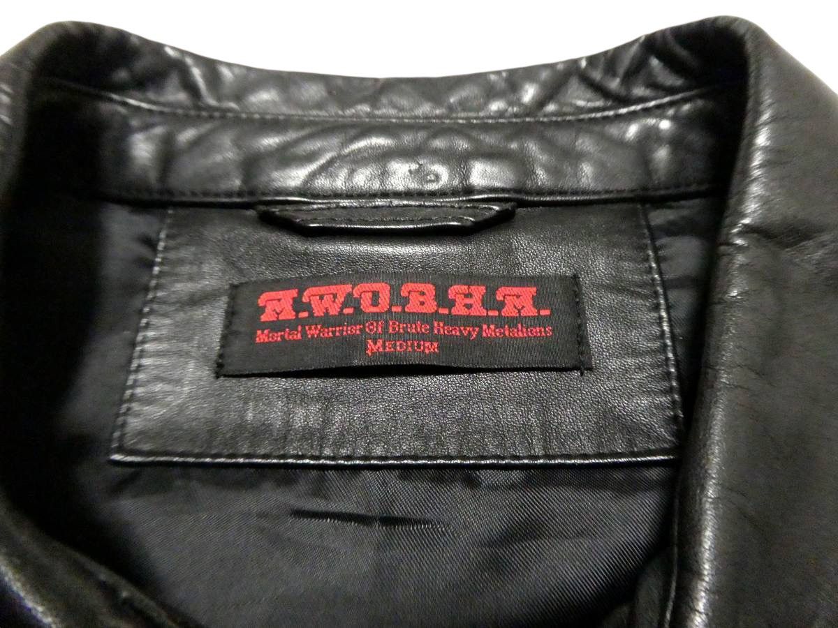 Genuine Leather RARE MWOBHM MWOBHM horse leather padded riders jacket Size US M / EU 48-50 / 2 - 6 Thumbnail