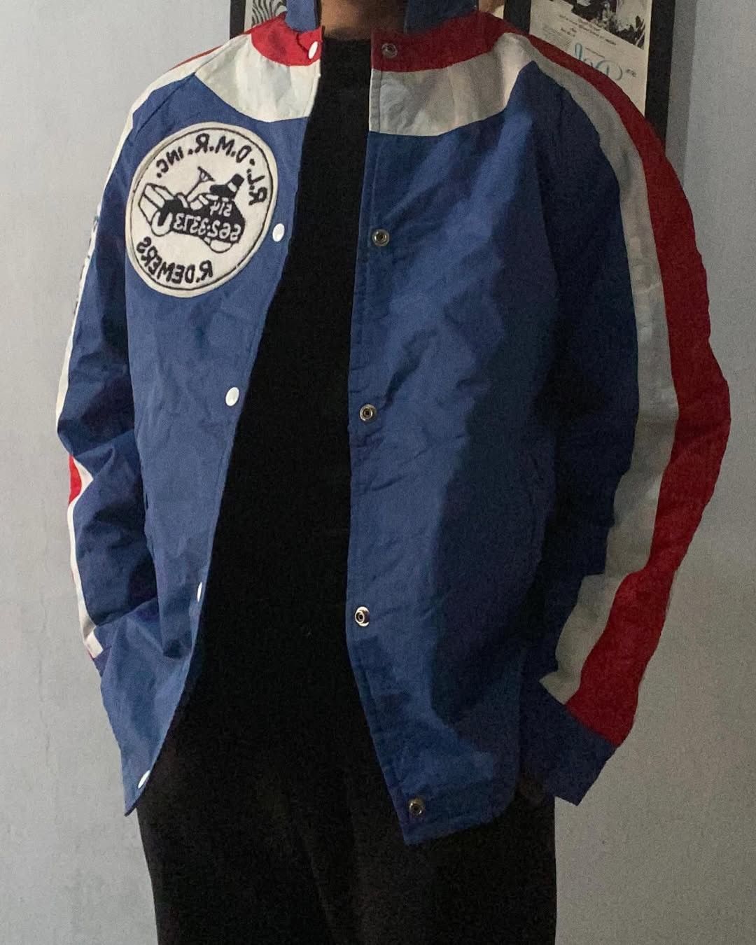 Vintage Vtg 80s Jean Leon RL Speedway Racing Jacket Size US L / EU 52-54 / 3 - 4 Thumbnail