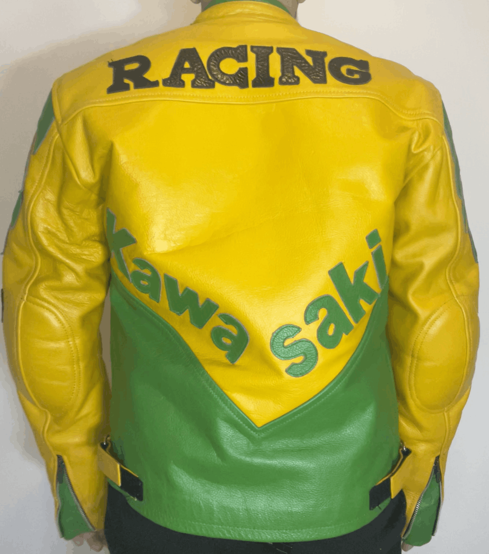 Other Vintage Kawasaki Racing Leather Moto Jacket Brazil Size US S / EU 44-46 / 1 - 11 Thumbnail