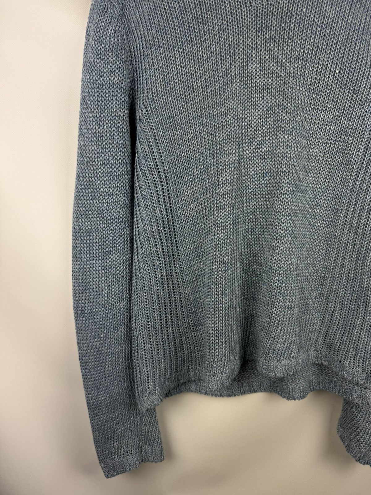 Cruciani Cruciani Men’s Linen Knitted Crewneck Sweater Pullover Size US L / EU 52-54 / 3 - 7 Thumbnail