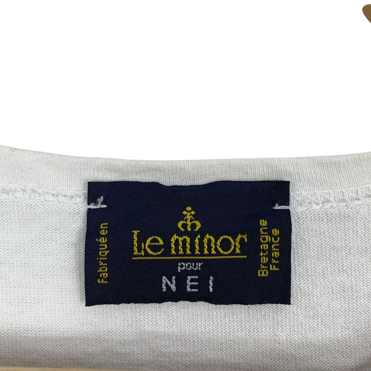 Vintage Vintage LE MINOR POUR Nei France Stripes Crop Top Tshirt Size M / US 6-8 / IT 42-44 - 6 Thumbnail