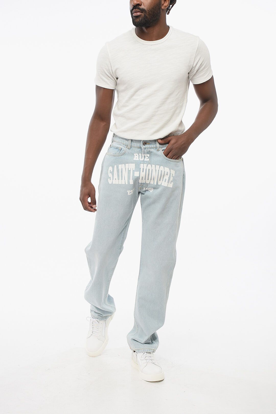 1989 STUDIO og1mm0725 Straight Leg Saint Honore Jeans in Light Blue Size US 32 / EU 48 - 8 Thumbnail