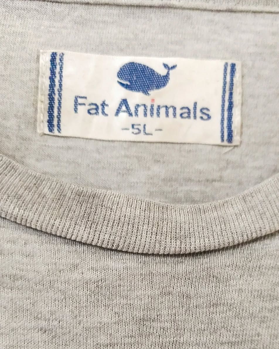 Japanese Brand Fat Animals Fish Pattern Extra Large Tees Size US XXL / EU 58 / 5 - 4 Thumbnail