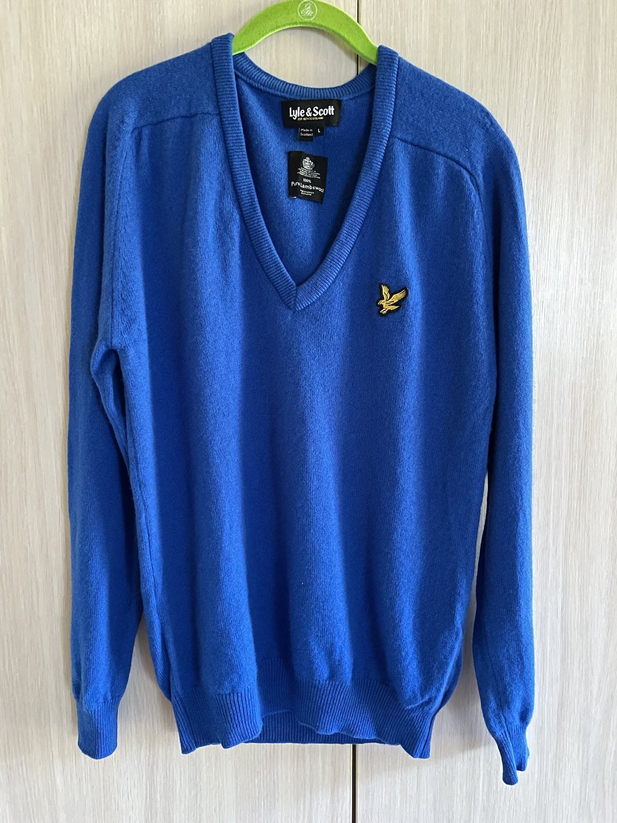 Vintage Pinehurst National Lyle & Scott store 100% lambs wool sweater, size: 48