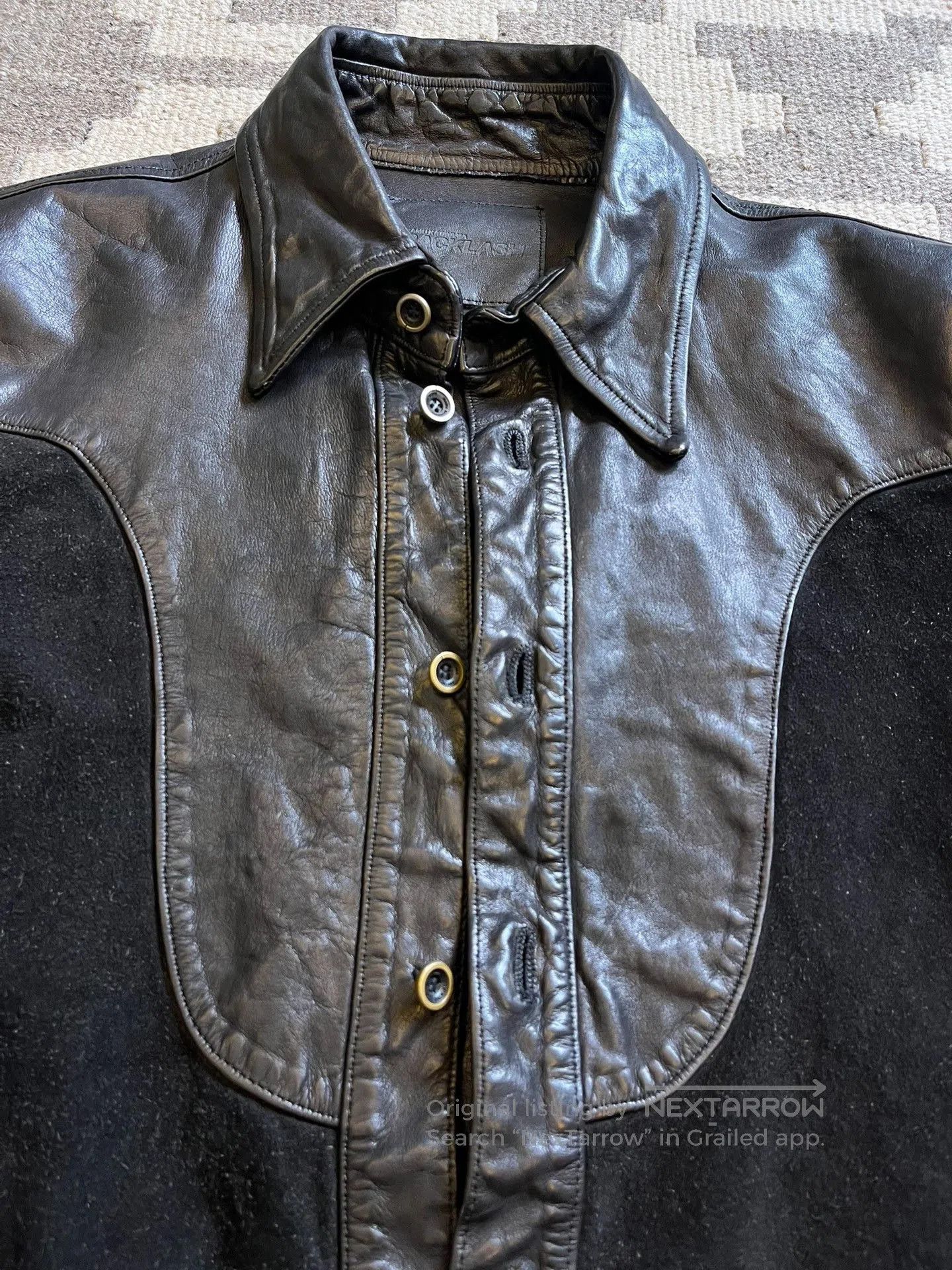 Other Backlash Western Leather Shirt. Size US S / EU 44-46 / 1 - 2 Thumbnail