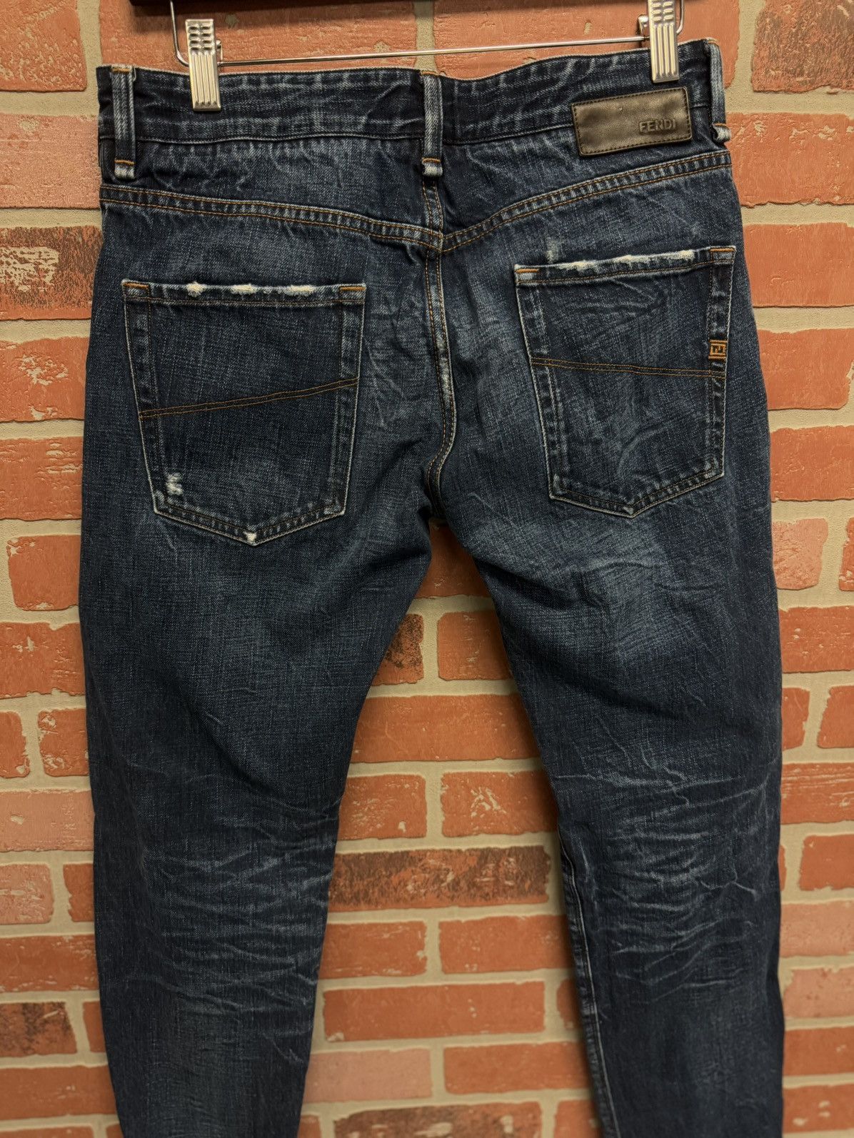 Fendi Fendi Jeans Blue Size 32/34 Authentic VINTAGE RARE Size US 32 / EU 48 - 11 Thumbnail
