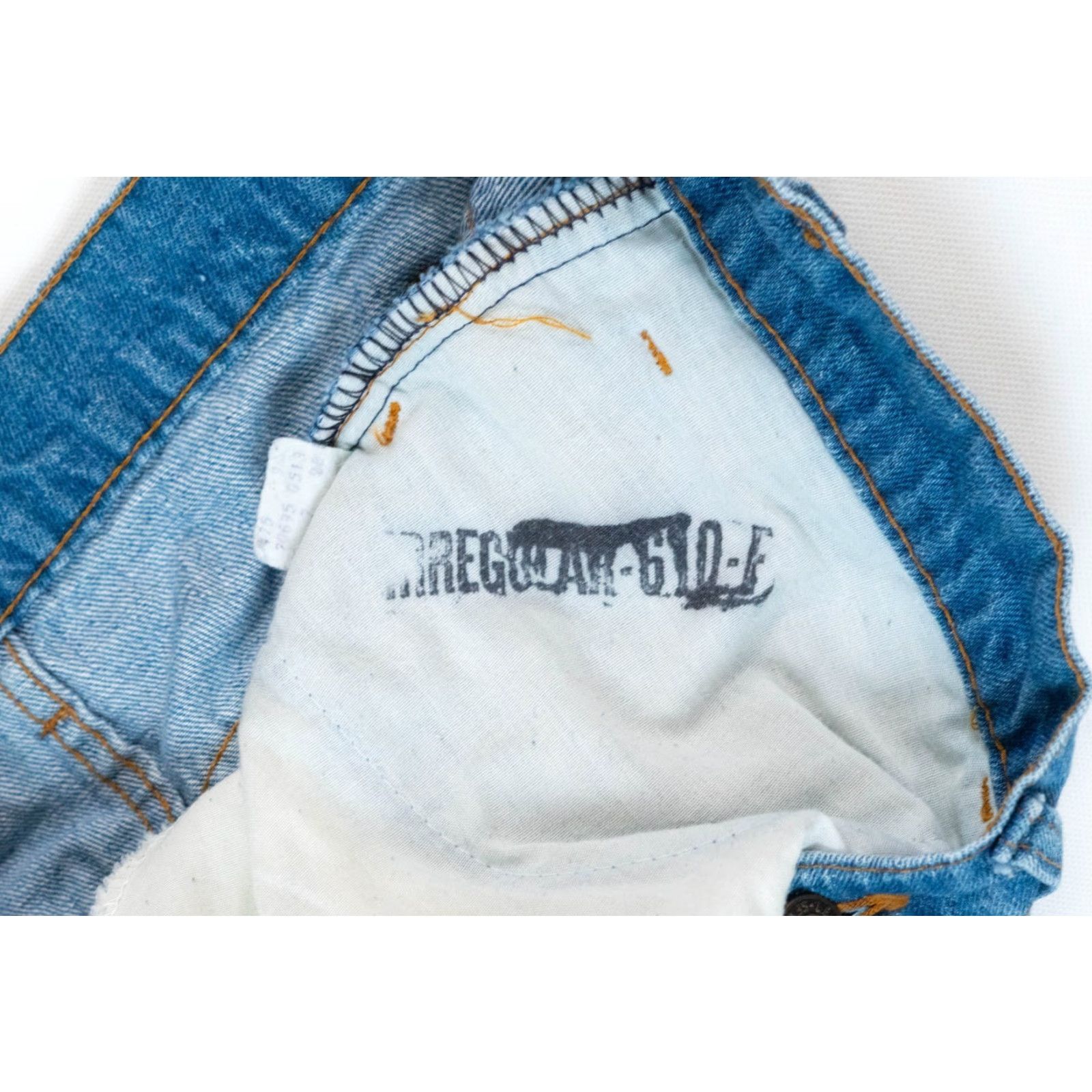 Levi's VINTAGE Levi's 501 Orange Tab True VTG Denim Jeans 33x30 Bell Bottom 70s 646 RARE ERROR Size US 33 - 5 Thumbnail