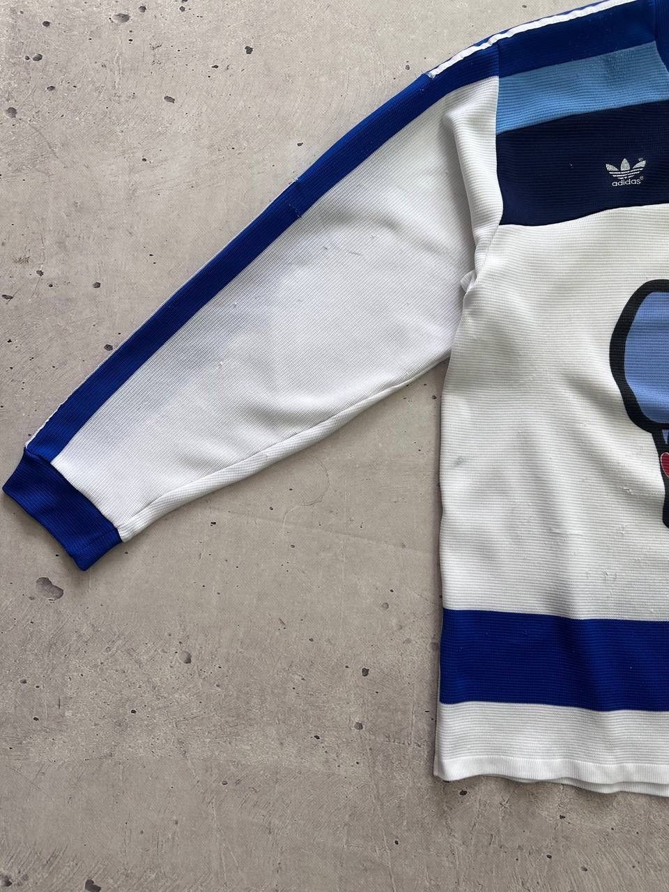 Adidas Vintage Adidas Fribourg Jumbo Elephant Hockey Jersey 80s Size US XL / EU 56 / 4 - 3 Thumbnail
