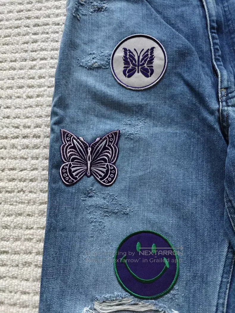 Needles Needles size S Stickers destroy old jeans Size US 34 / EU 50 - 3 Thumbnail