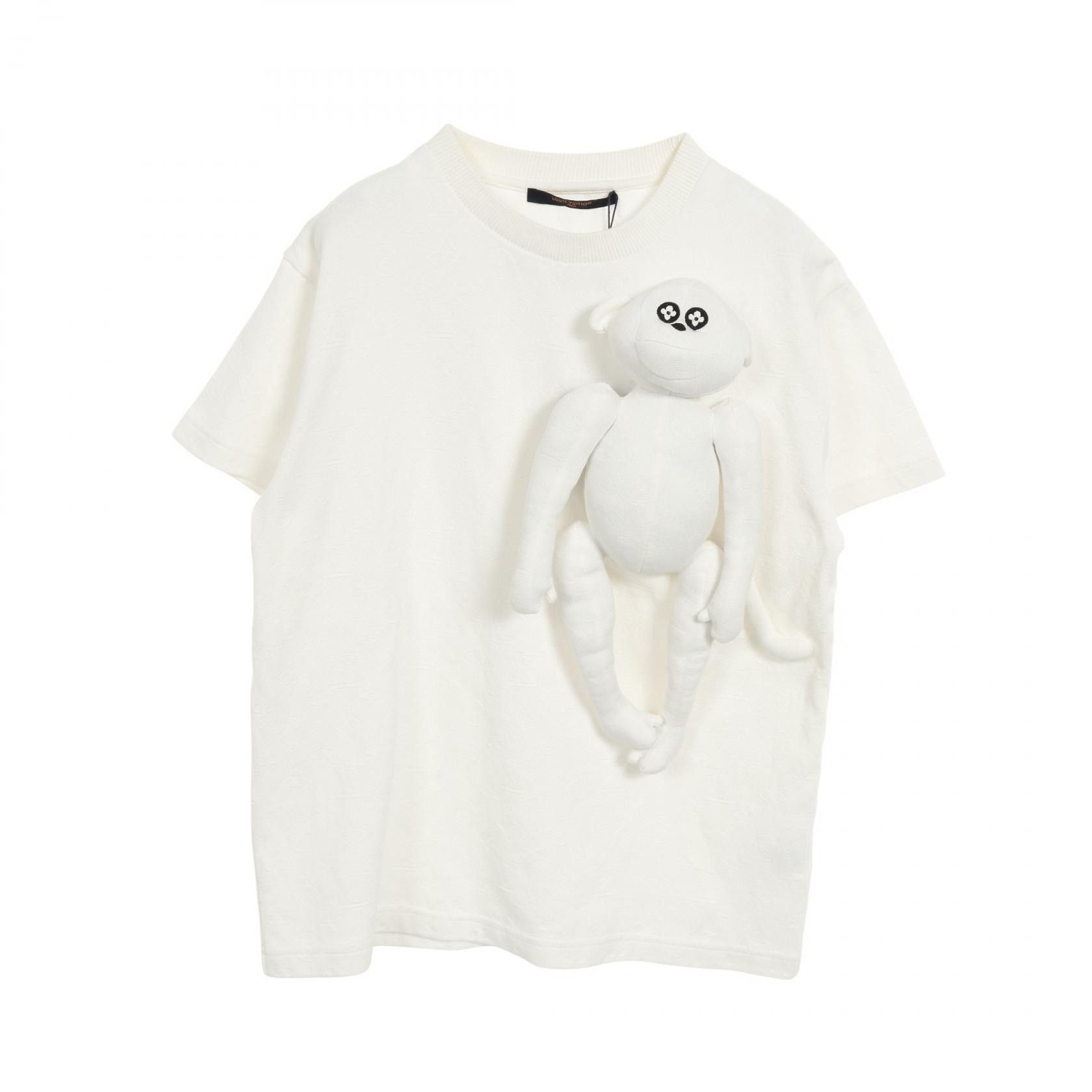 Louis Vuitton Louis Vuitton Monogram 3D Monkey Cotton Top Cotton Tops HKY76WTCL