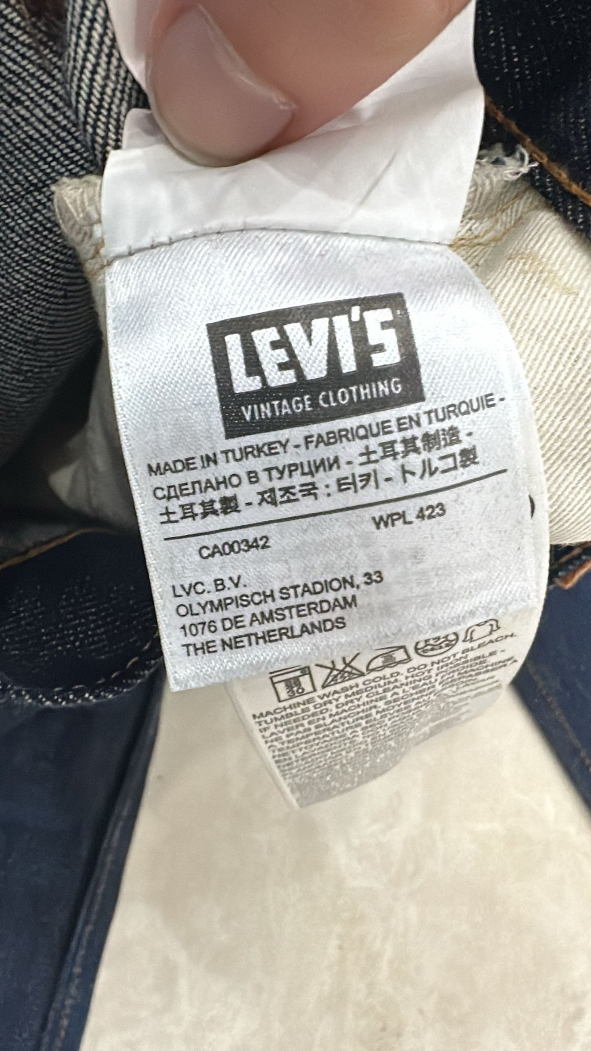Levi's Vintage Clothing LVC Levi's Vintage Clothing 1937 501XX BigE Selvedge Jeans Size US 32 / EU 48 - 10 Thumbnail