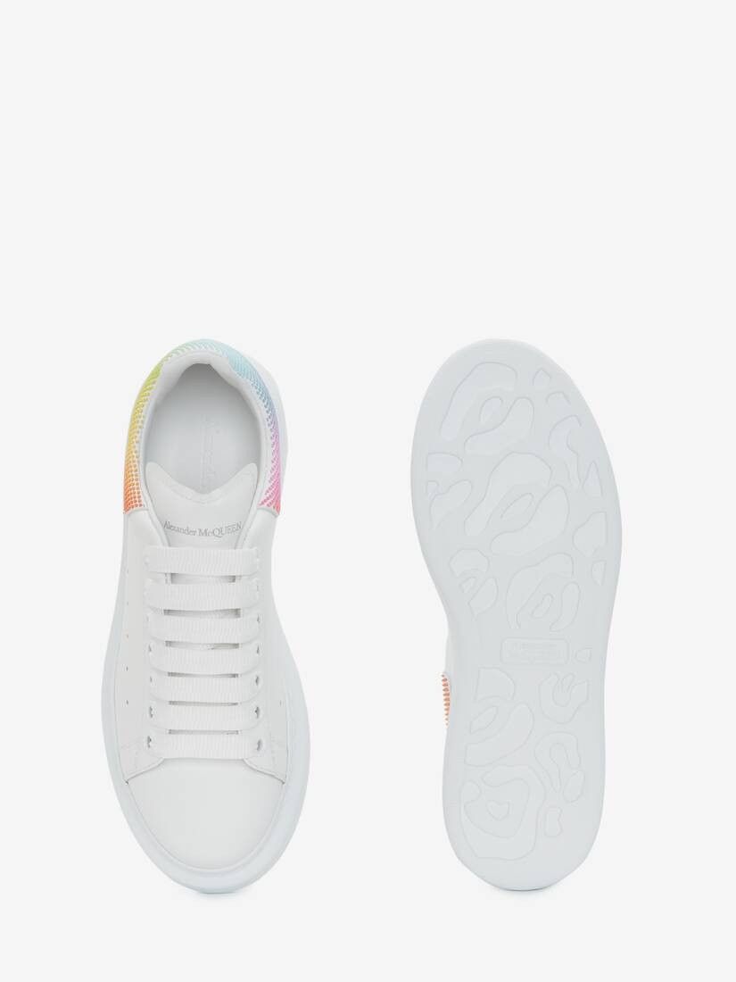 Alexander McQueen o1w1db10925 Oversized Sneaker in White/Multi Size US 8 / IT 38 - 3 Thumbnail