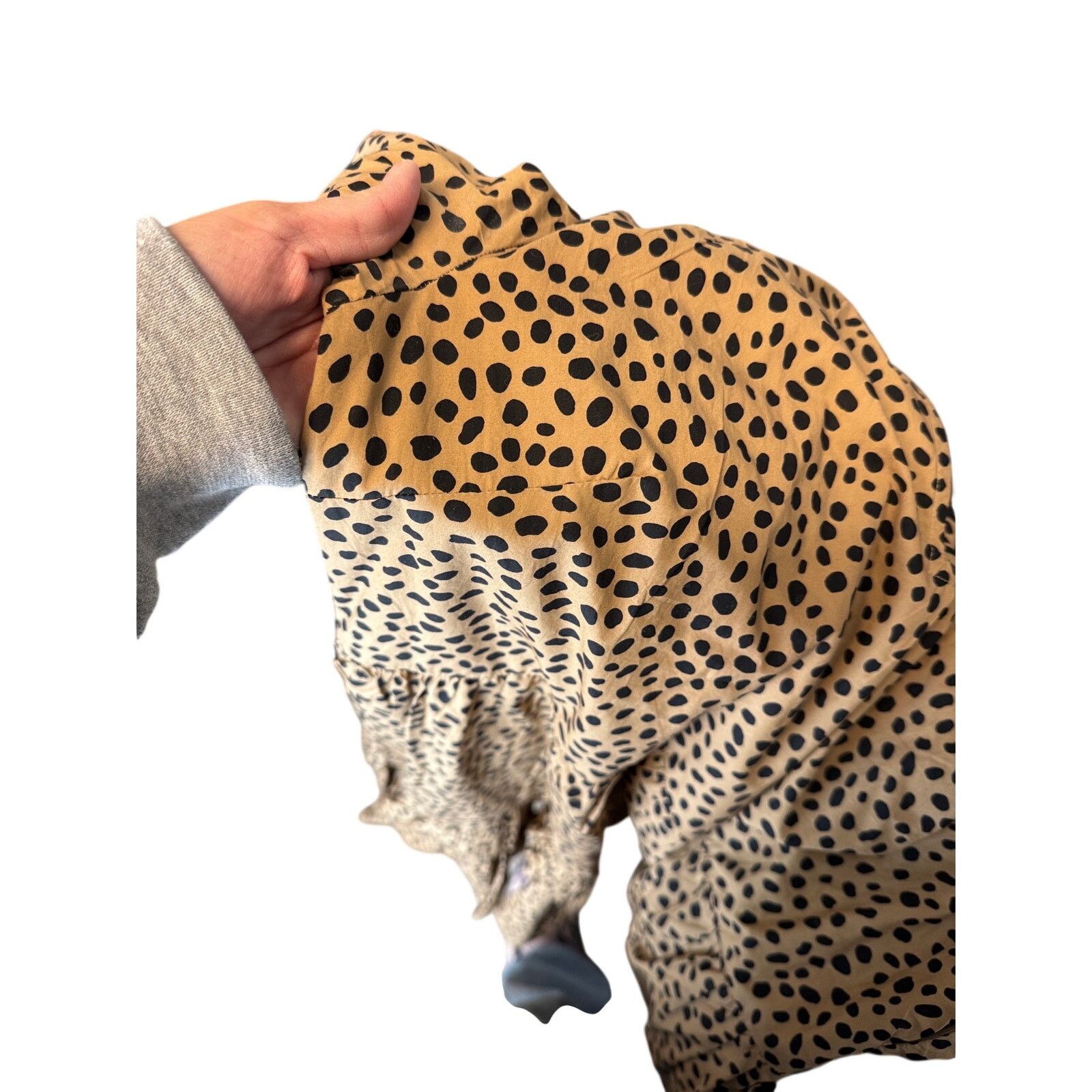 J.Crew J.Crew Ruffleneck Tiered Popover Dress in Leopard Dot size S Size S / US 4 / IT 40 - 10 Thumbnail