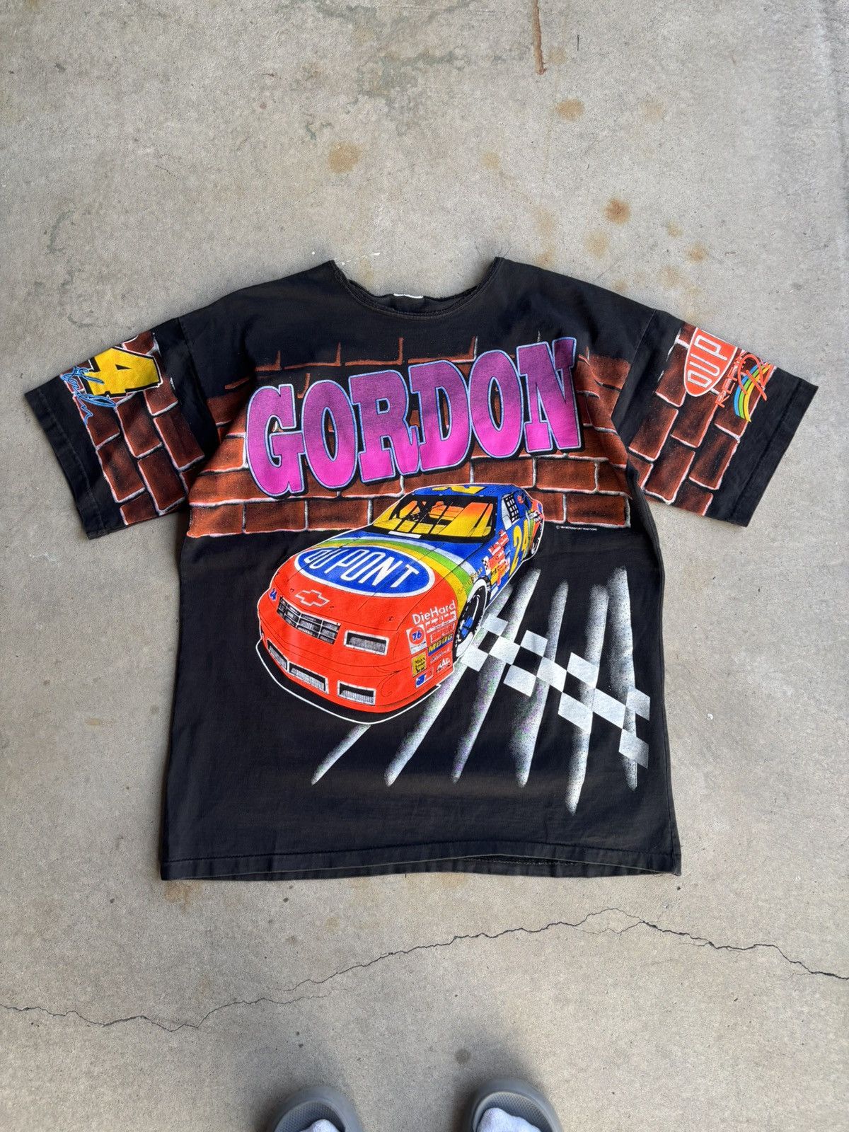 NASCAR Crazy 1994 Jeff Gordon Boxy Fit Cut Neck Single Stitch Tee Size US XL / EU 56 / 4 - 1 Thumbnail