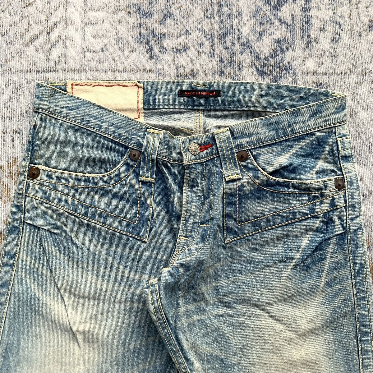 Japanese Brand Rare Vintage Japanese Brand Distressed Artisan Flared Jeans Size US 34 / EU 50 - 2 Thumbnail