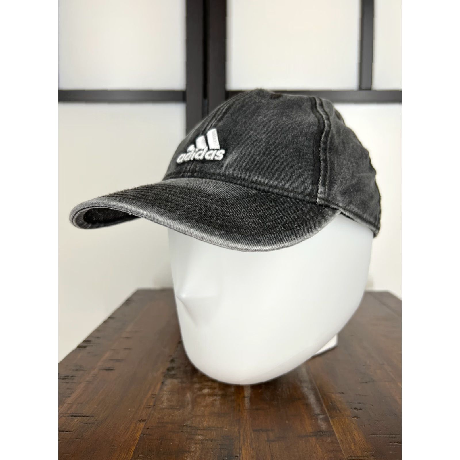 Adidas Adidas Golf Hat Cap Adjustable One Size Gray Twill Cotton Aeroready 3 Stripe Sports Mens Size ONE SIZE - 4 Thumbnail