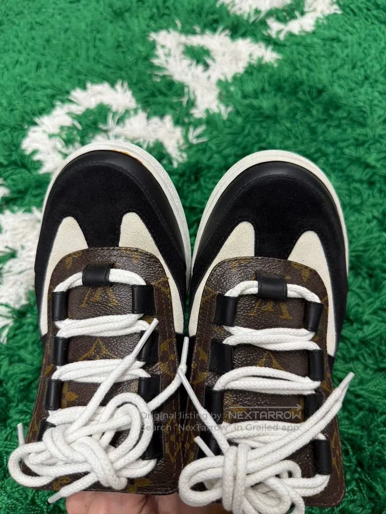 Louis Vuitton Louis Vuitton Half drag and one pedal shoes Size US 5.5 / EU 38 - 3 Thumbnail
