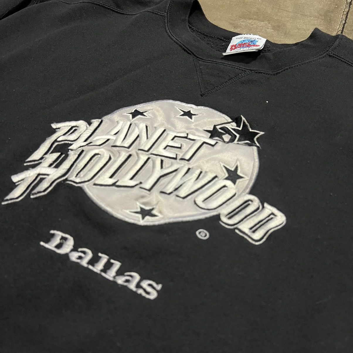 Planet Hollywood Vintage Planet Hollywood Dallas Crewneck Sweatshirt USA 90s Size US XL / EU 56 / 4 - 4 Thumbnail