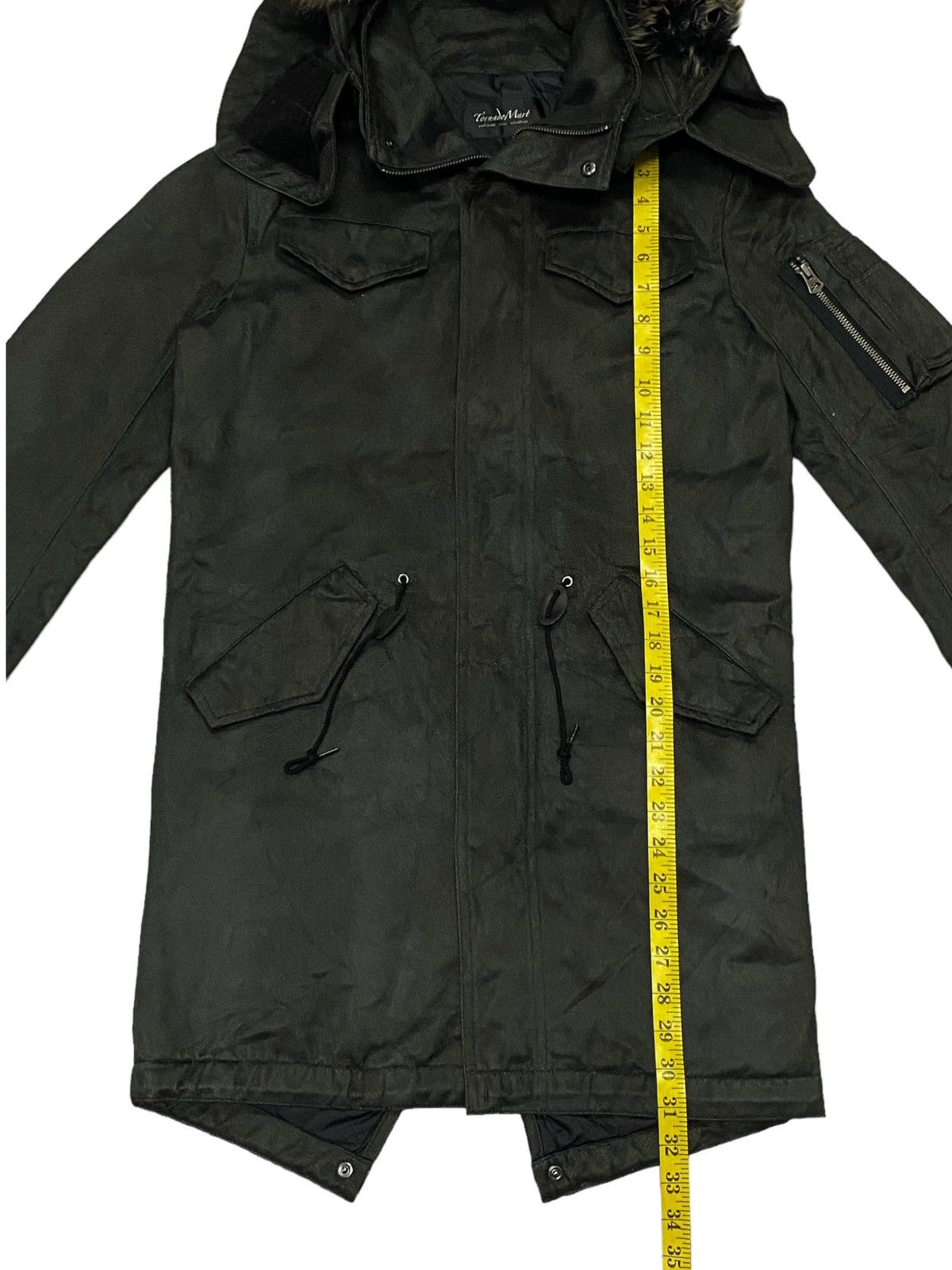 Japanese Brand Tornado Mart fur Hoodie Parka / Long Jacket Size M / US 6-8 / IT 42-44 - 4 Thumbnail