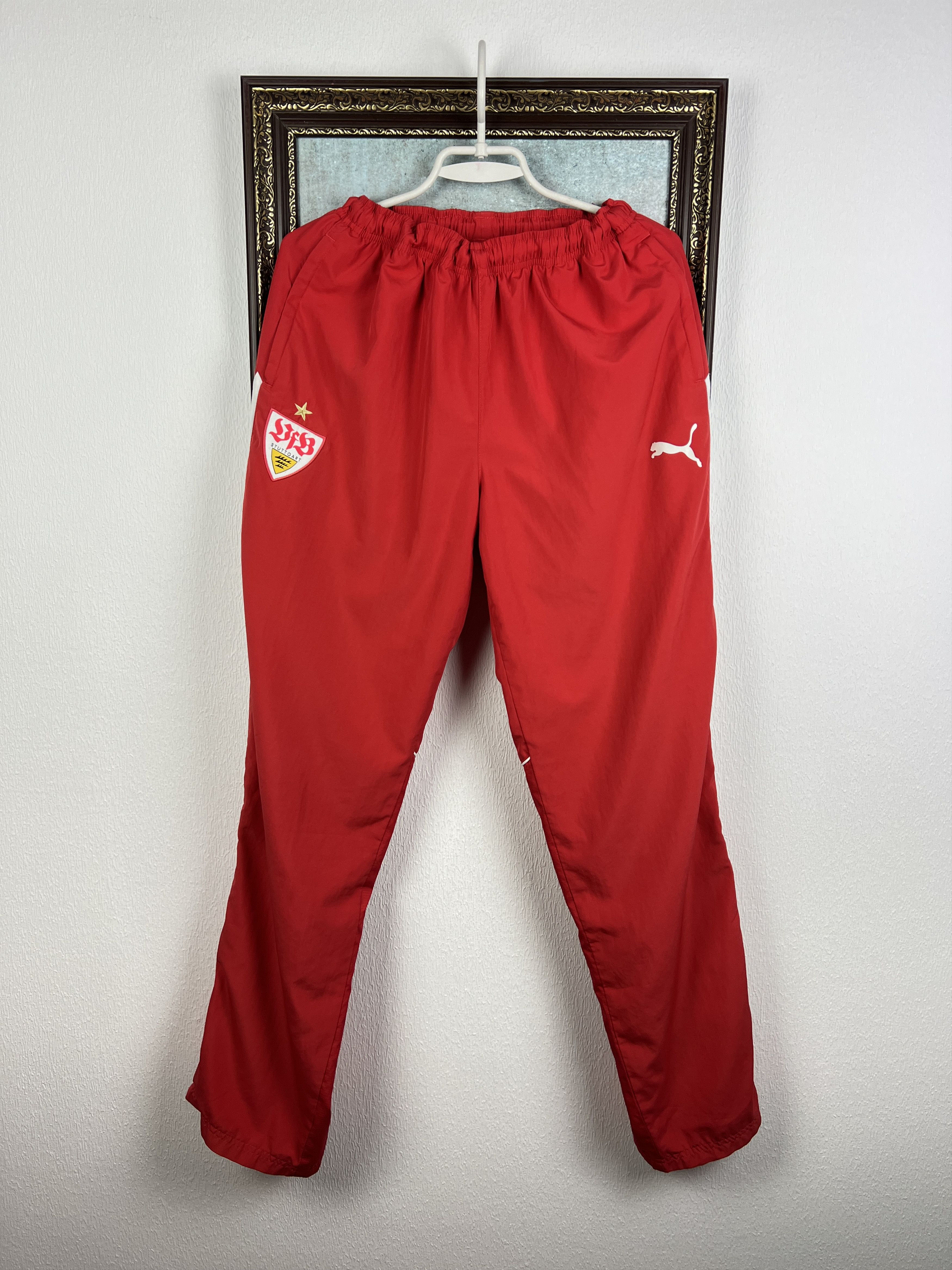 Puma Vintage Stuttgart Football Pants Soccer Sweatpants Athletic Size US 32 / EU 48 - 1 Thumbnail