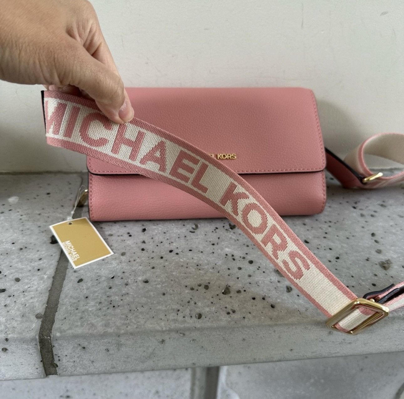 Michael Kors NWT Michael Kors Jet Set Large Leather Crossbody Bag Size ONE SIZE - 7 Thumbnail