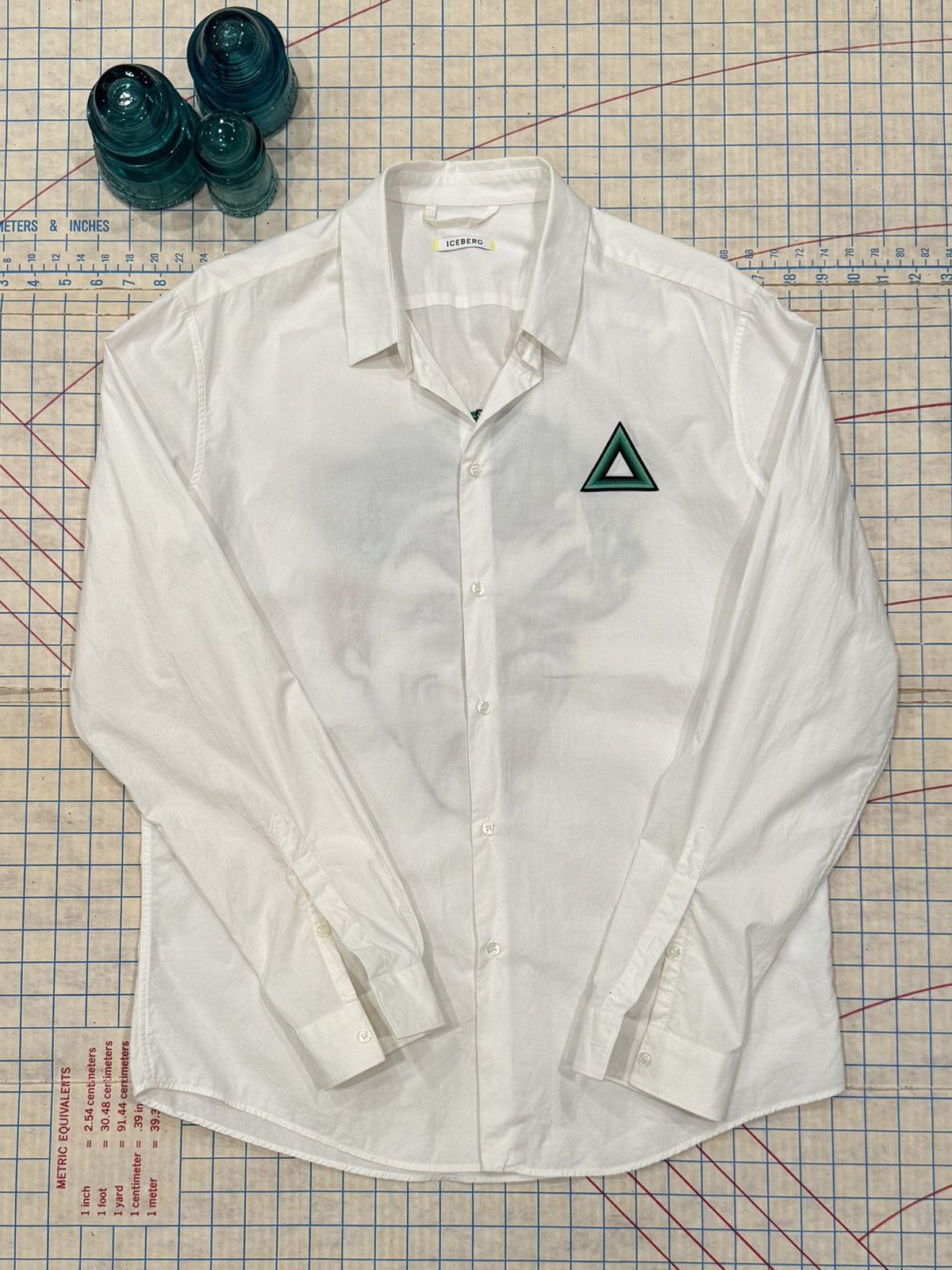 Iceberg Iceberg Batman The Joker Embroidered Button Up Shirt XL Whit Size US XL / EU 56 / 4 - 8 Thumbnail