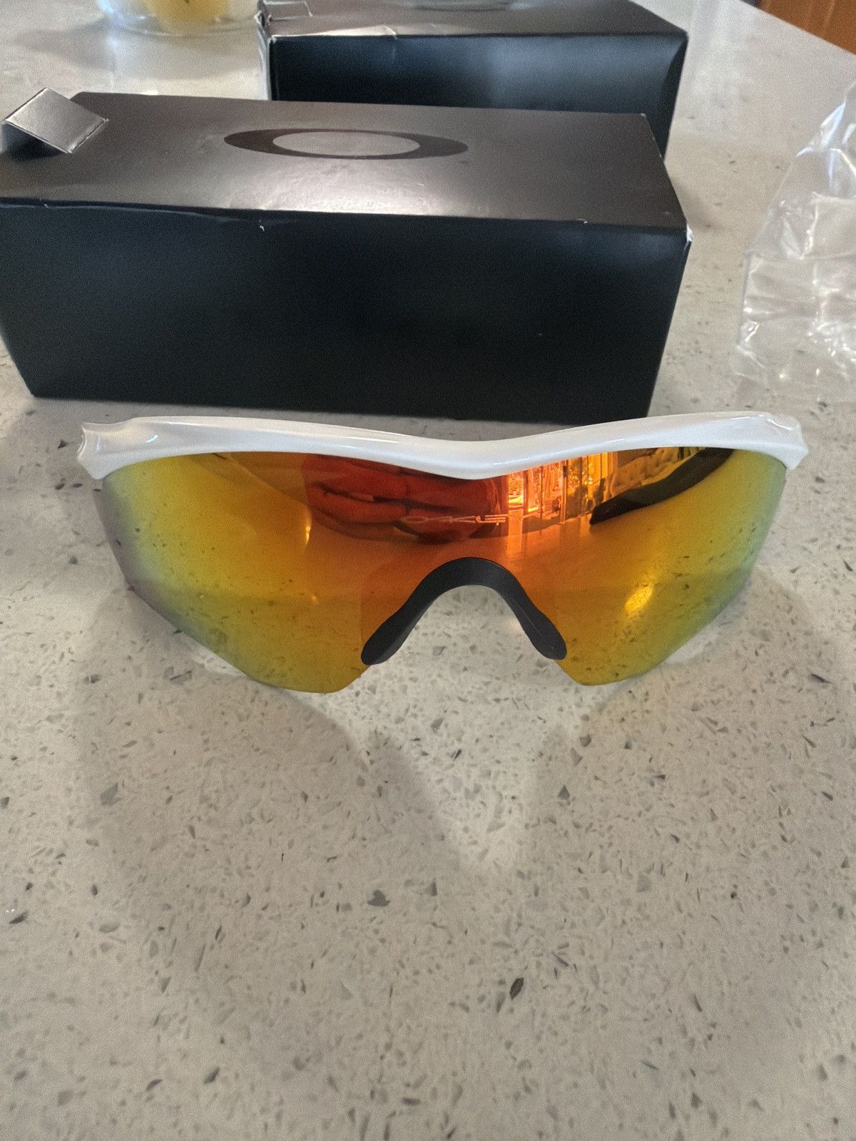 Oakley Oakley m2 frame xl polished white fire iridium glasses Size ONE SIZE - 1 Thumbnail