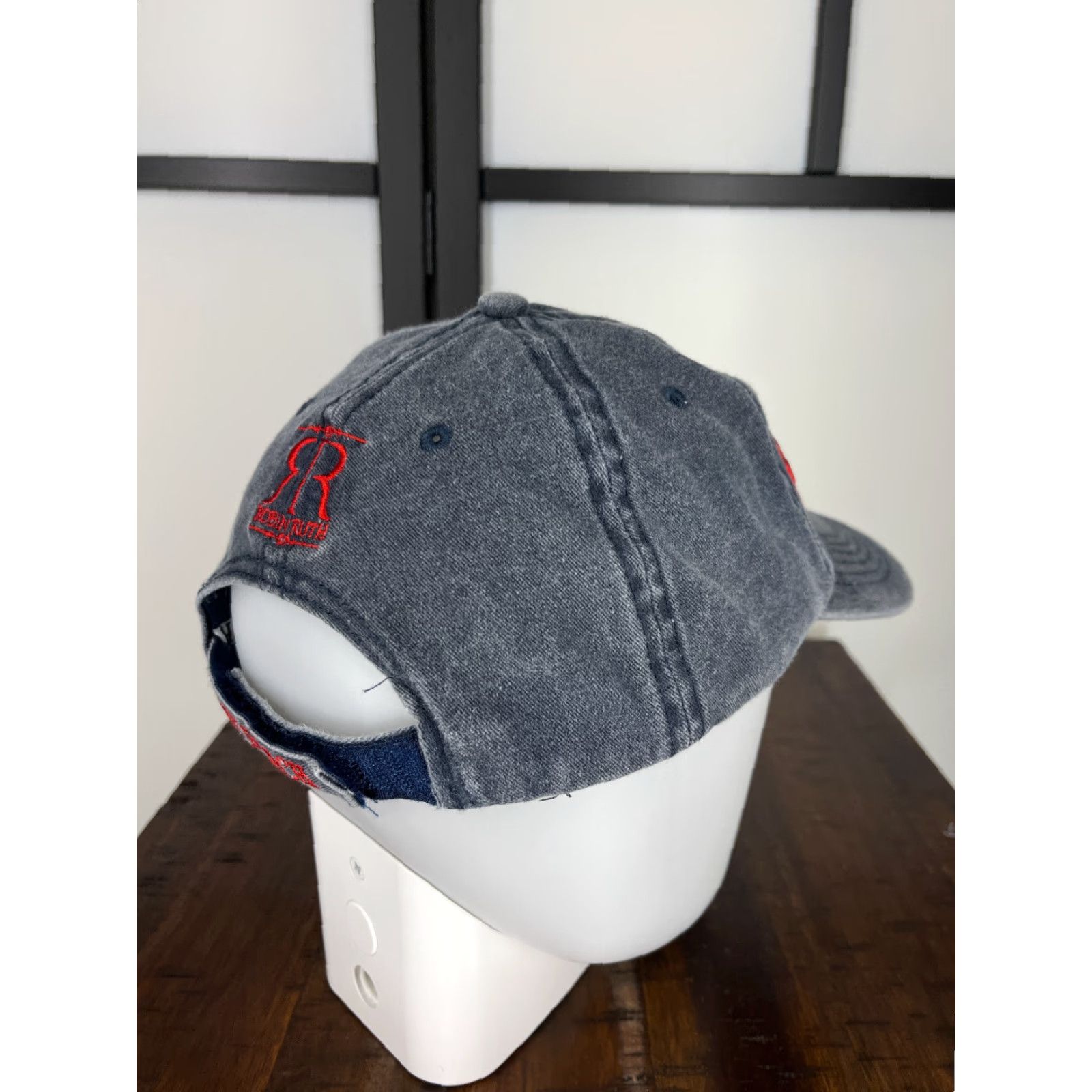 Vintage Miami Beach Original 1870 Hat Cap Strap Back One Size Adult Blue Red 100% Cotton Size ONE SIZE - 7 Thumbnail