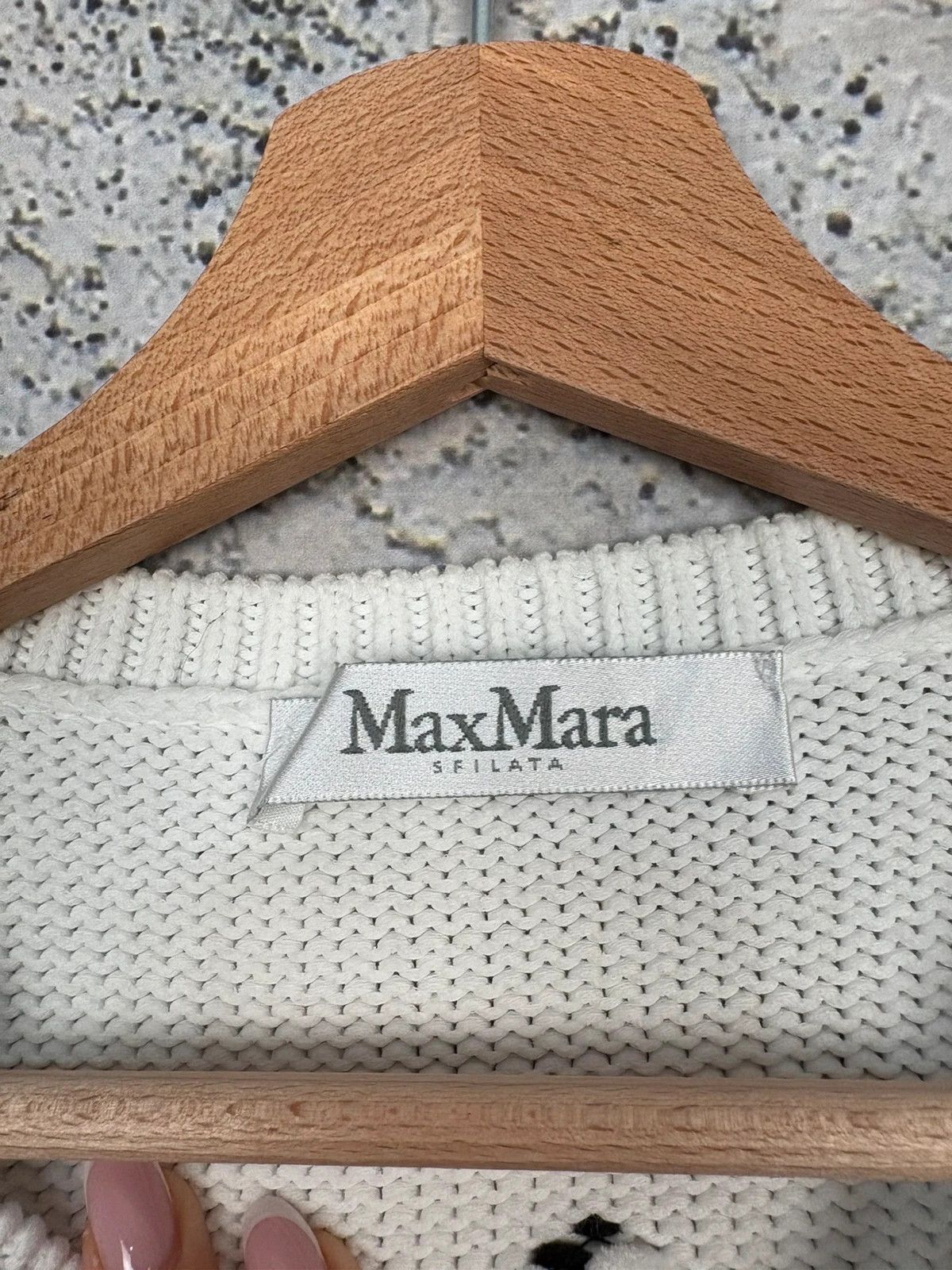 Max Mara Max Mara Sweater Stars Vest Designer Luxury Avant Garde Size L / US 10 / IT 46 - 3 Thumbnail