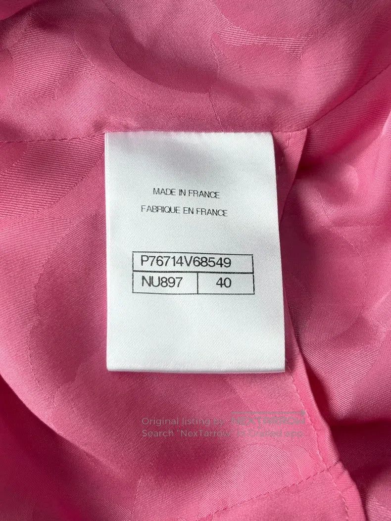 Chanel Chanel 24P pink lantern sleeve braided jacket Size S / US 4 / IT 40 - 7 Thumbnail