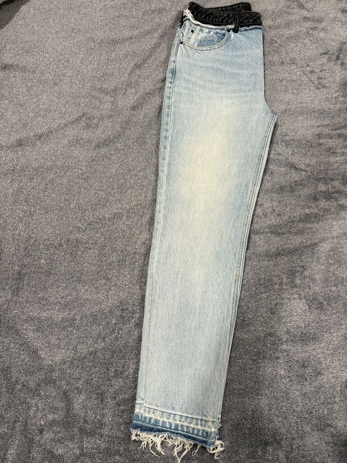 Alexander Wang Alexander Wang Cult Duo Jeans Light Wash Black Size 29 Size US 29 - 8 Thumbnail
