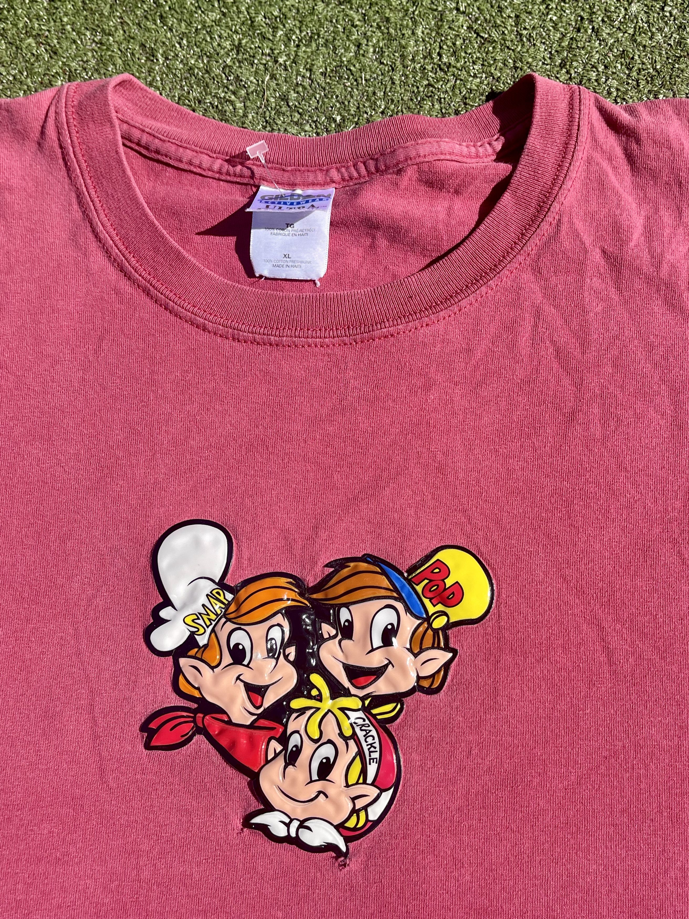 Vintage 1998 Rice Krispies Kellogg's Cereal Vintage 90's T-Shirt Size US XL / EU 56 / 4 - 6 Thumbnail