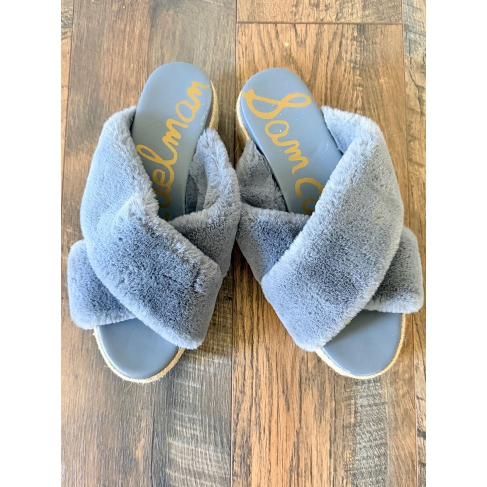 Sam Edelman 8.5 Espadrille wedge sandals mules | Sam edelman Zia Blue Size US 8.5 / IT 38.5 - 2 Thumbnail