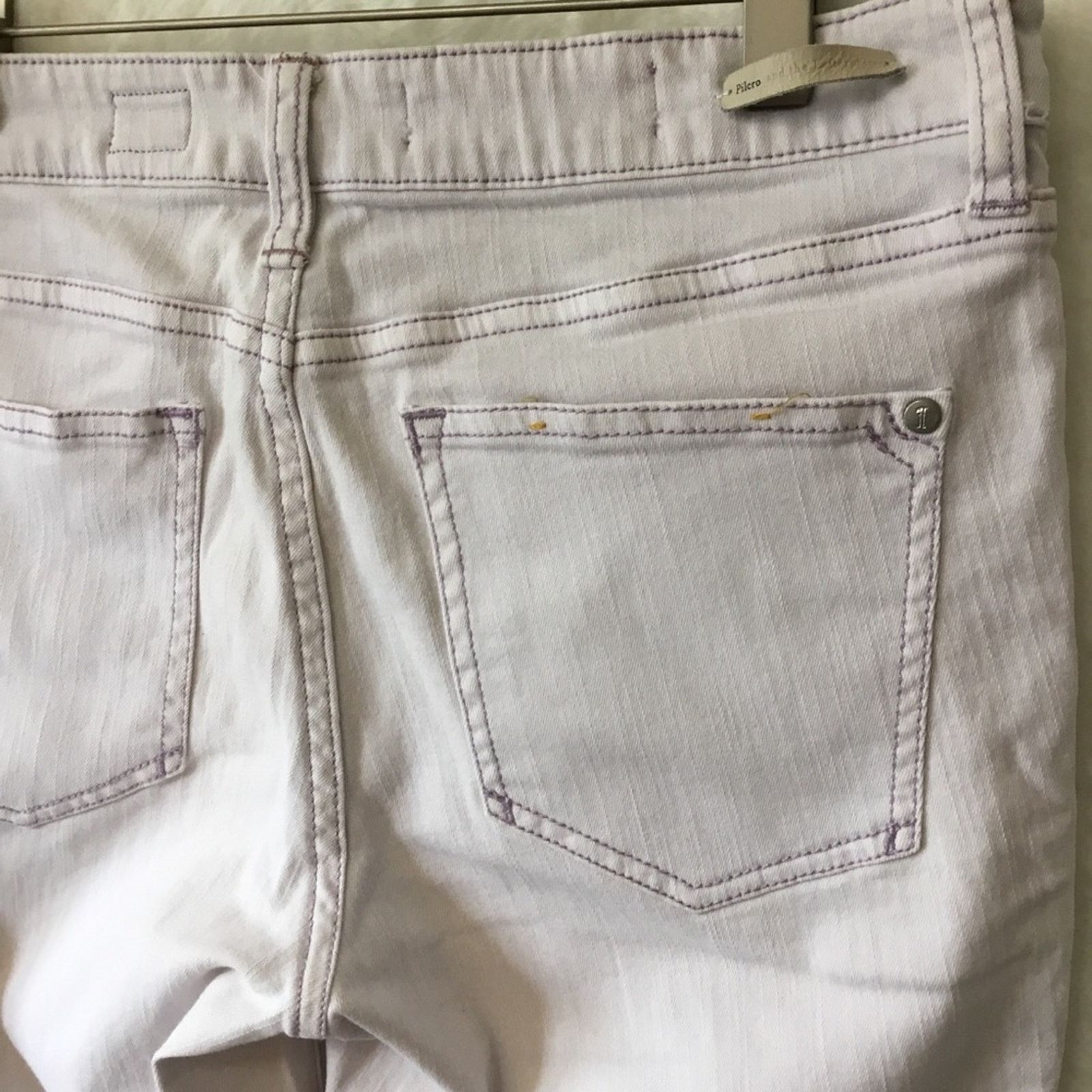Pilcro and the Letterpress Lavender-Gray Fit/Stet Jeans