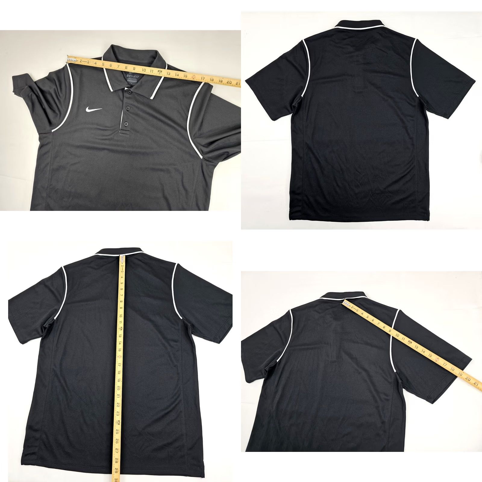 Nike Nike Gung Ho Dri-FIT Polo Shirt Men M Black Lightweight Wicking Golf Short Sleeve Polo Size US M / EU 48-50 / 2 - 8 Thumbnail